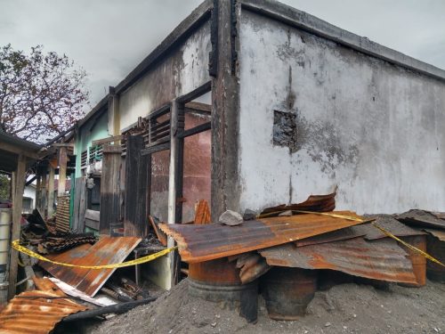 Bangunan pasar rakyat Desa Rabutdaiyo, Pulau Makian.