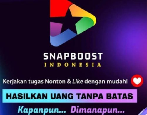 Teks Alternatif Foto: Logo aplikasi SnapBoost yang dilaporkan dalam kasus dugaan penipuan online di Polda Jawa Tengah